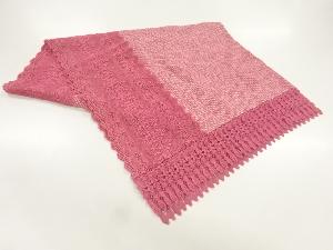 レース絞り花模様ショール